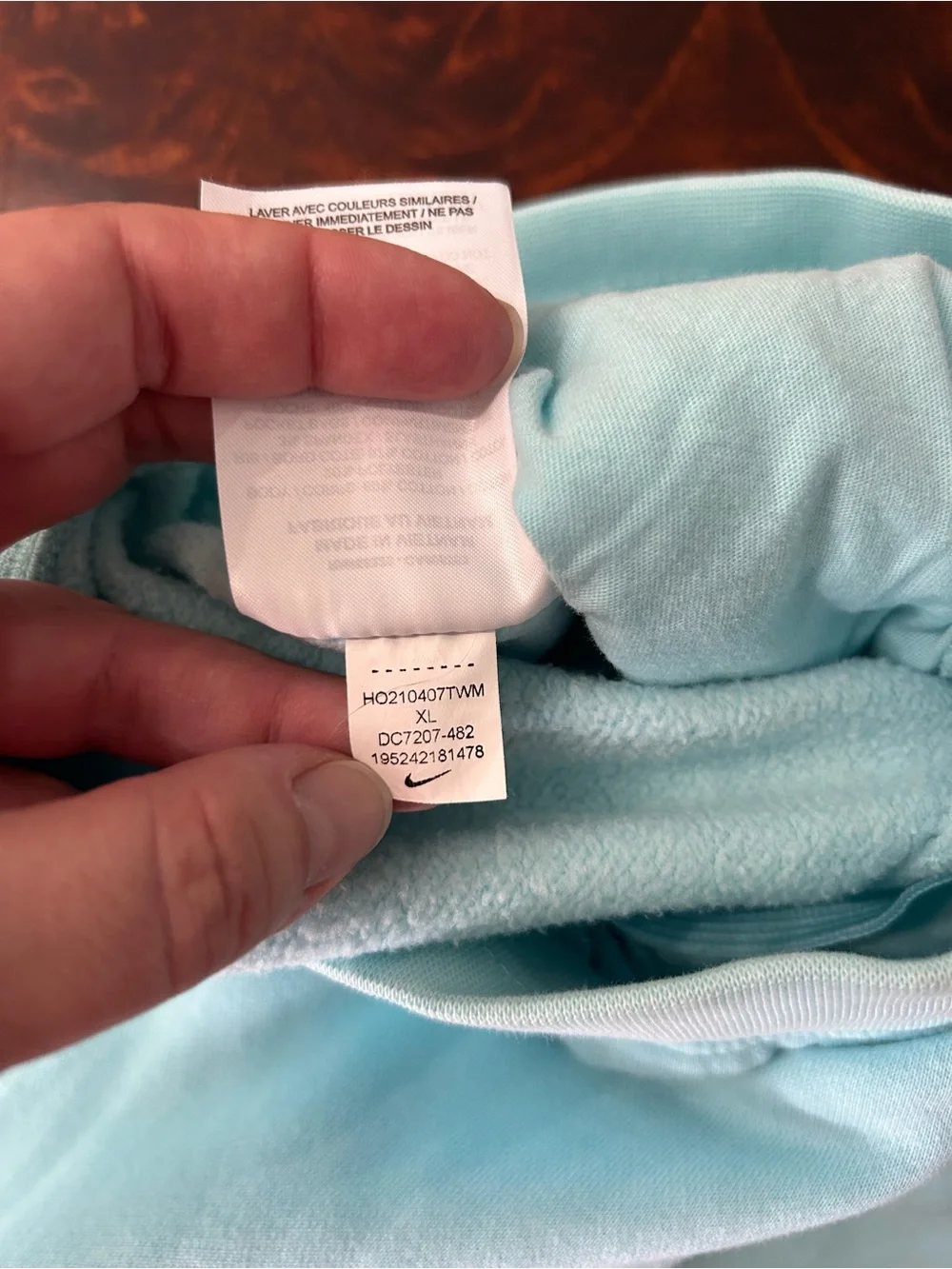 Nike youth Sportswear Club Fleece Mid-Rise Joggers Light Baby Blue youth XL